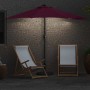 Parasol de jardín Rojo burdeos 294 x 150 x 224 cm tela