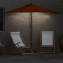 Parasol de jardín Terracota 294 x 150 x 224 cm tela