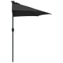 Parasol de jardín Negro 294 x 150 x 224 cm tela