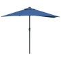 Parasol de jardín Azul azur 294 x 150 x 224 cm tela