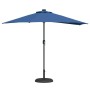 Parasol de jardín Azul azur 294 x 150 x 224 cm tela