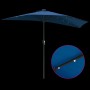 Parasol de jardín Azul azur 294 x 150 x 224 cm tela