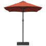 Parasol de jardín Terracota 385 x 209 x 244 cm tela en Sombrillas | Comprar online en Foro24