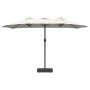 Parasol de jardín Arena 385 x 209 x 244 cm tela