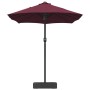 Parasol de jardín Rojo burdeos 385 x 209 x 244 cm tela
