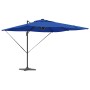 Sombrilla Azul celeste 286 x 285 x 270 cm Aluminio