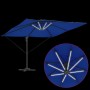 Sombrilla Azul celeste 286 x 285 x 270 cm Aluminio