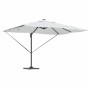 Parasol Roma de Brazo Lateral Beige y Negro 352 x 251 x 265 cm