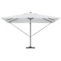 Parasol Roma de Brazo Lateral Beige y Negro 352 x 251 x 265 cm