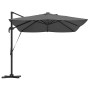 Parasol Roma de Brazo Lateral Manual Antracita y Negro en Sombrillas | Comprar online en Foro24