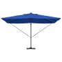 Parasol Roma de Brazo Lateral Azul y Negro 352 x 251 x 265 cm
