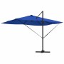 Parasol Roma de Brazo Lateral Azul y Negro 352 x 251 x 265 cm