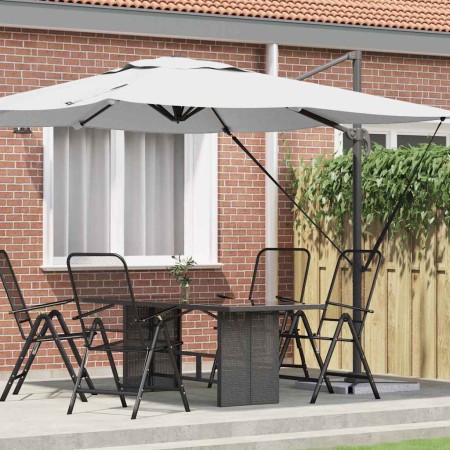 Parasol Roma Beige 286 x 285 x 265 cm Poliéster y Aluminio