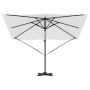 Parasol Roma Beige 286 x 285 x 265 cm Poliéster y Aluminio