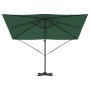 Parasol Roma Verde 286 x 285 x 265 cm Poliéster y Aluminio