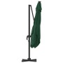 Parasol Roma Verde 286 x 285 x 265 cm Poliéster y Aluminio