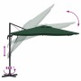 Parasol Roma Verde 286 x 285 x 265 cm Poliéster y Aluminio