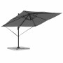 Parasol Roma Antracita 286 x 285 x 265 cm Poliéster y Aluminio
