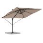 Parasol Roma Taupé 286 x 285 x 265 cm Poliéster y Aluminio
