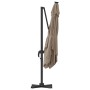 Parasol Roma Taupé 286 x 285 x 265 cm Poliéster y Aluminio en Sombrillas | Comprar online en Foro24