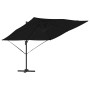 Parasol Roma Negro 286 x 285 x 265 cm Poliéster y Aluminio