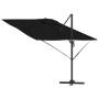 Parasol Roma Negro 286 x 285 x 265 cm Poliéster y Aluminio