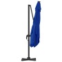 Parasol Roma Azul 286 x 285 x 265 cm Poliéster y Aluminio