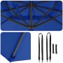 Parasol Roma Azul 286 x 285 x 265 cm Poliéster y Aluminio