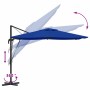 Parasol Roma Azul 286 x 285 x 265 cm Poliéster y Aluminio