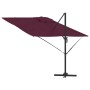 Parasol Roma Rojo 286 x 285 x 265 cm Poliéster y Aluminio