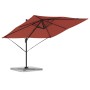 Parasol Roma Rojo 286 x 285 x 265 cm Poliéster y Aluminio