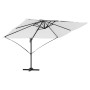 Parasol Roma de Brazo Lateral Beige y Negro 352 x 251 x 260 cm