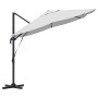 Parasol Roma de Brazo Lateral Beige y Negro 352 x 251 x 260 cm
