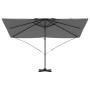 Parasol Roma de Brazo Lateral Antracita y Negro