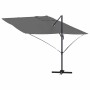 Parasol Roma de Brazo Lateral Antracita y Negro