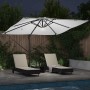 Parasol Roma Beige 286 x 285 x 270 cm Aluminio y poliéster