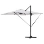 Parasol Roma Beige 286 x 285 x 270 cm Aluminio y poliéster