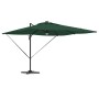 Parasol Roma Verde 286 x 285 x 270 cm Aluminio y poliéster