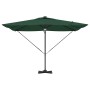 Parasol Roma Verde 286 x 285 x 270 cm Aluminio y poliéster
