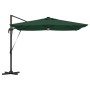 Parasol Roma Verde 286 x 285 x 270 cm Aluminio y poliéster