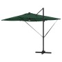Parasol Roma Verde 286 x 285 x 270 cm Aluminio y poliéster
