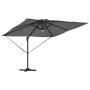 Parasol Roma Antracita 286 x 285 x 270 cm Aluminio y poliéster