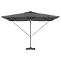 Parasol Roma Antracita 286 x 285 x 270 cm Aluminio y poliéster