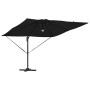Parasol Roma Negro 286 x 285 x 270 cm Aluminio y poliéster
