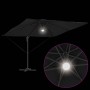Parasol Roma Negro 286 x 285 x 270 cm Aluminio y poliéster
