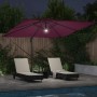 Parasol Roma Rojo 286 x 285 x 270 cm Aluminio y poliéster