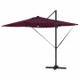Parasol Roma Rojo 286 x 285 x 270 cm Aluminio y poliéster