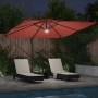 Parasol Roma Rojo 286 x 285 x 270 cm Aluminio y poliéster