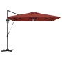 Parasol Roma Rojo 286 x 285 x 270 cm Aluminio y poliéster