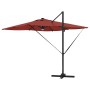 Parasol Roma Rojo 286 x 285 x 270 cm Aluminio y poliéster